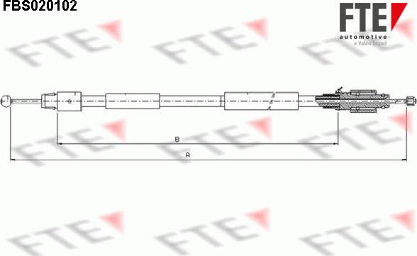 FTE 9250006 - Trose, Stāvbremžu sistēma autodraugiem.lv