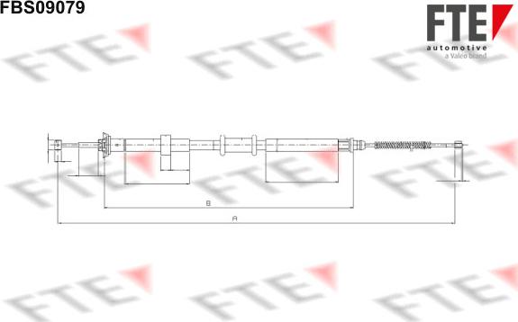FTE 9250299 - Trose, Stāvbremžu sistēma autodraugiem.lv