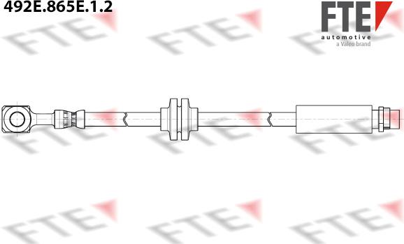 FTE 492E.865E.1.2 - Bremžu šļūtene autodraugiem.lv