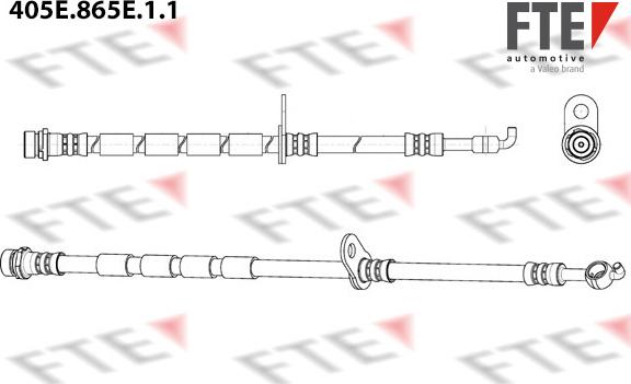 FTE 405E.865E.1.1 - Bremžu šļūtene autodraugiem.lv