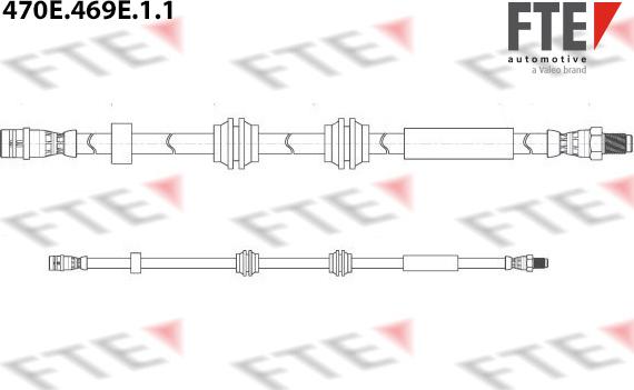 FTE 470E.469E.1.1 - Bremžu šļūtene autodraugiem.lv