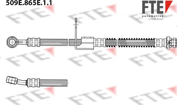 FTE 509E.865E.1.1 - Bremžu šļūtene autodraugiem.lv