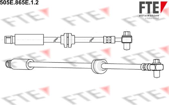 FTE 505E.865E.1.2 - Bremžu šļūtene autodraugiem.lv