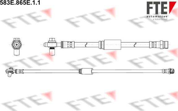 FTE 583E.865E.1.1 - Bremžu šļūtene autodraugiem.lv