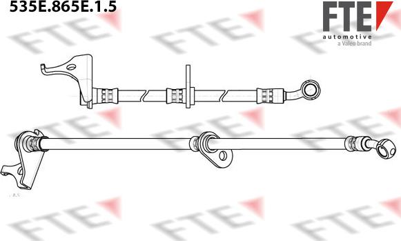 FTE 535E.865E.1.5 - Bremžu šļūtene autodraugiem.lv
