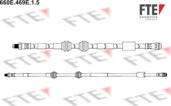 FTE 660E.469E.1.5 - Bremžu šļūtene autodraugiem.lv