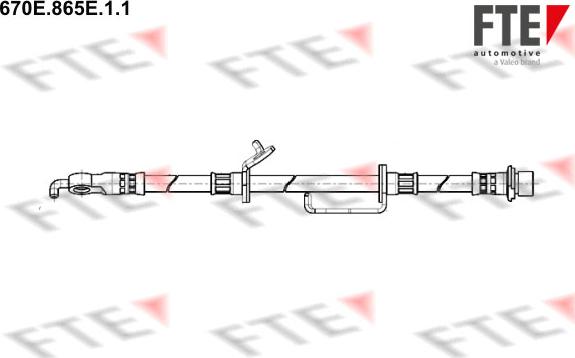 FTE 670E.865E.1.1 - Bremžu šļūtene autodraugiem.lv