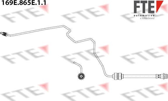 FTE 169E.865E.1.1 - Bremžu šļūtene autodraugiem.lv