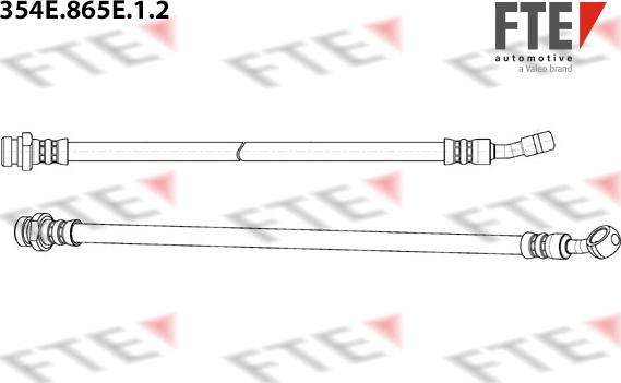 FTE 354E.865E.1.2 - Bremžu šļūtene autodraugiem.lv