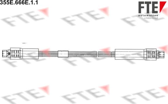 FTE 355E.666E.1.1 - Bremžu šļūtene autodraugiem.lv