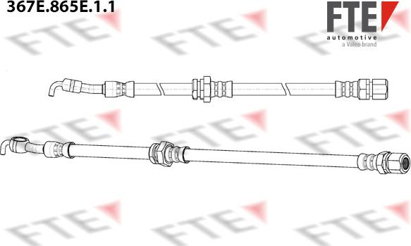 FTE 367E.865E.1.1 - Bremžu šļūtene autodraugiem.lv