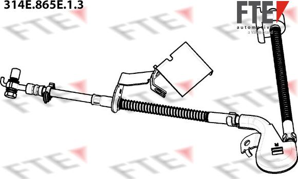 FTE 314E.865E.1.3 - Bremžu šļūtene autodraugiem.lv