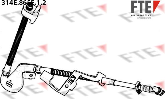 FTE 314E.865E.1.2 - Bremžu šļūtene autodraugiem.lv