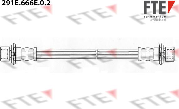 FTE 291E.666E.0.2 - Bremžu šļūtene autodraugiem.lv