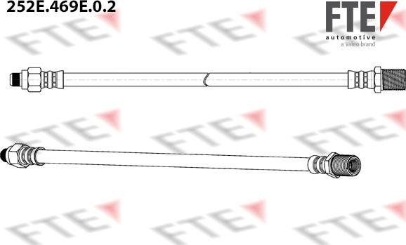 FTE 252E.469E.0.2 - Bremžu šļūtene autodraugiem.lv