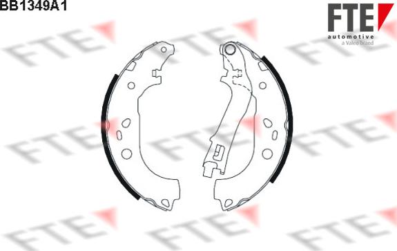 FTE BB1349A1 - Bremžu loku komplekts autodraugiem.lv
