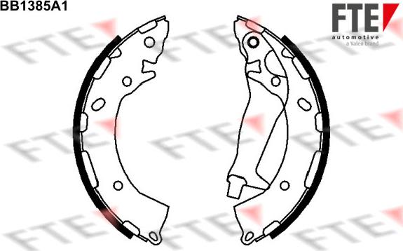 FTE BB1385A1 - Bremžu loku komplekts autodraugiem.lv