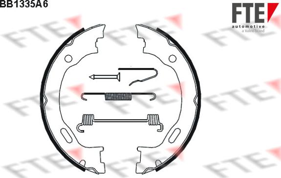 FTE BB1335A6 - Bremžu loku kompl., Stāvbremze autodraugiem.lv