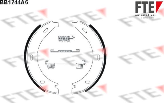 FTE BB1244A6 - Bremžu loku kompl., Stāvbremze autodraugiem.lv