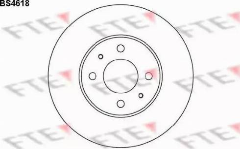 FTE BS4618 - Bremžu diski autodraugiem.lv