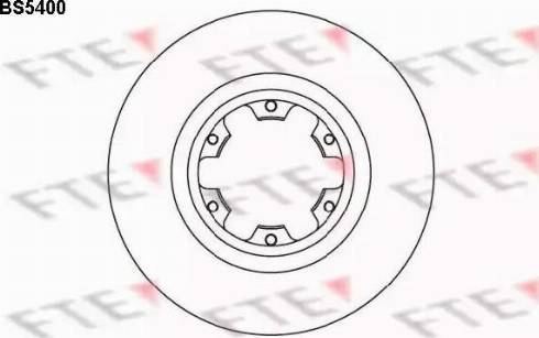 FTE BS5400 - Bremžu diski autodraugiem.lv