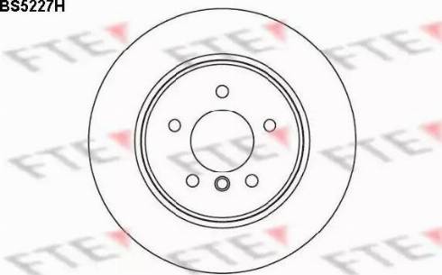 FTE BS5227H - Bremžu diski autodraugiem.lv