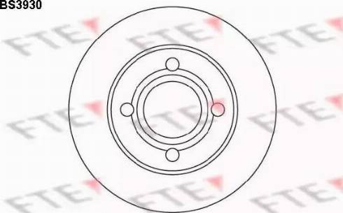FTE BS3930 - Bremžu diski autodraugiem.lv