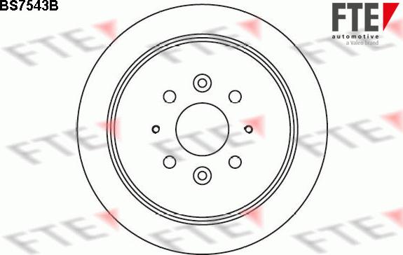 FTE BS7543B - Bremžu diski autodraugiem.lv