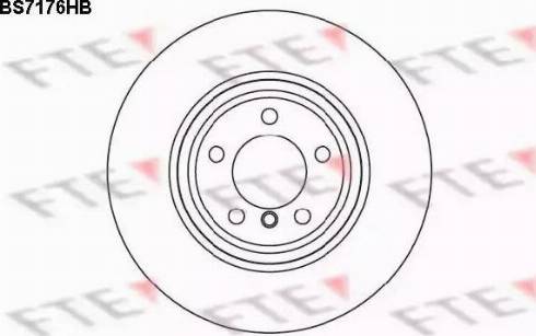 FTE BS7176HB - Bremžu diski autodraugiem.lv