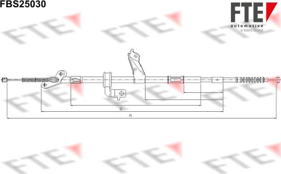 FTE FBS25030 - Trose, Stāvbremžu sistēma autodraugiem.lv