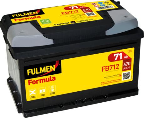 Fulmen FB712 - Startera akumulatoru baterija autodraugiem.lv