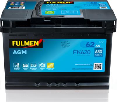 Fulmen FK620 - Startera akumulatoru baterija autodraugiem.lv