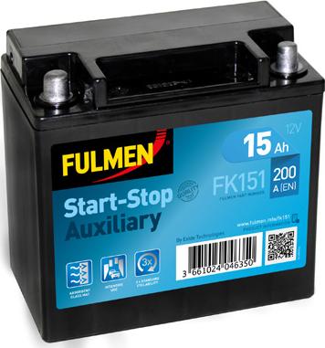 Fulmen FK151 - Startera akumulatoru baterija autodraugiem.lv
