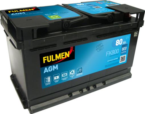 Fulmen FK800 - Startera akumulatoru baterija autodraugiem.lv