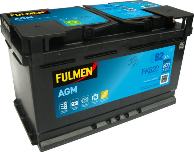 Fulmen FK820 - Startera akumulatoru baterija autodraugiem.lv