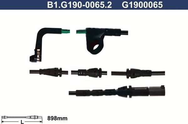 Galfer B1.G190-0065.2 - Indikators, Bremžu uzliku nodilums autodraugiem.lv