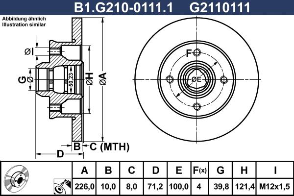 DODA 1070100034 - Bremžu diski autodraugiem.lv