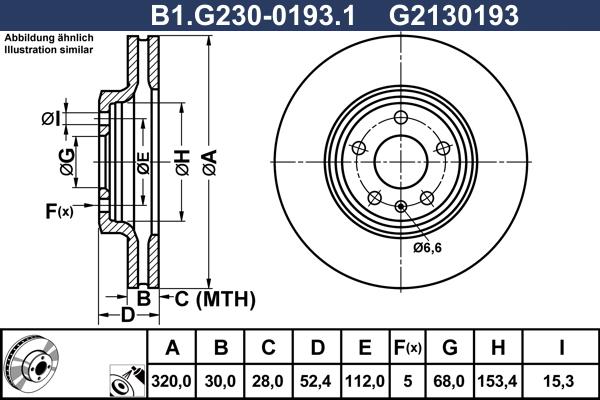 Galfer B1.G230-0193.1 - Bremžu diski autodraugiem.lv