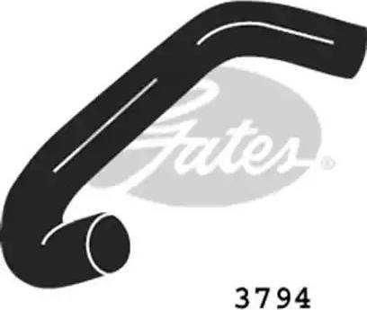 Gates 3794 - Radiatora cauruļvads autodraugiem.lv