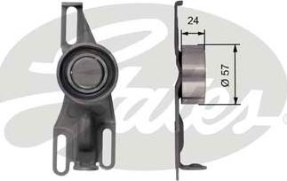 Gates T41132 - Spriegotājrullītis, Gāzu sadales mehānisma piedziņas siksna autodraugiem.lv