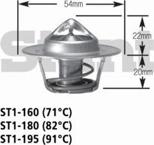 GATES-AU ST1-160 - Termostats, Dzesēšanas šķidrums autodraugiem.lv
