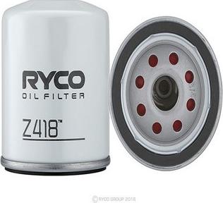 GCG Turbos Australia RY-Z418 - Eļļas filtrs autodraugiem.lv