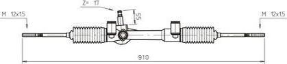 General Ricambi FI4109 - Stūres mehānisms autodraugiem.lv