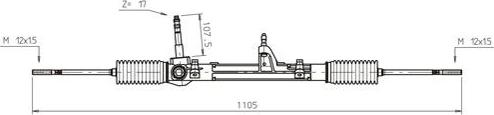 General Ricambi FI4101 - Stūres mehānisms autodraugiem.lv