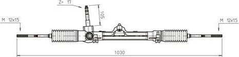 General Ricambi FI4111 - Stūres mehānisms autodraugiem.lv