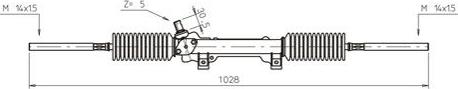 General Ricambi RE4023 - Stūres mehānisms autodraugiem.lv