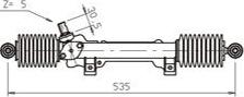 General Ricambi RE4022 - Stūres mehānisms autodraugiem.lv