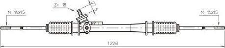 General Ricambi WW4037 - Stūres mehānisms autodraugiem.lv