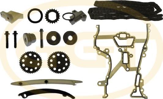 GGT KCSPA003 - Sadales vārpstas piedziņas ķēdes komplekts autodraugiem.lv