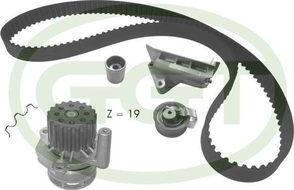 GGT KPA20082 - Ūdenssūknis + Zobsiksnas komplekts autodraugiem.lv